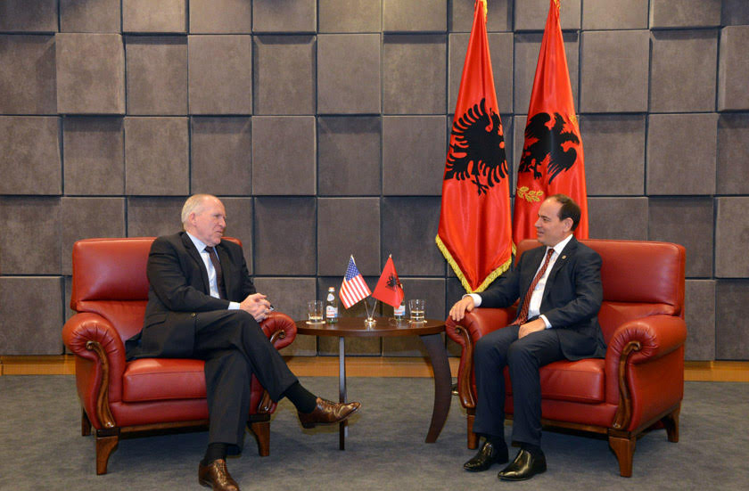 bujar nishani - john brennan (cia)