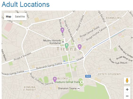 harta e klubeve roze