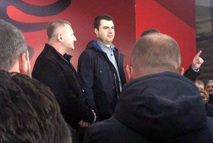 lulzim basha - nard ndoka, proteste1