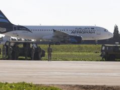 Lirohen pengjet e avionit të rrëmbyer në Maltë