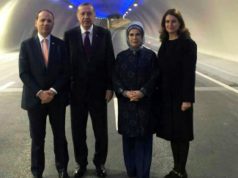 FOTO GALERI/ Presidenti Nishani merr pjesë në ceremoninë e inagurimit të tunelit të Bosforit në Stamboll