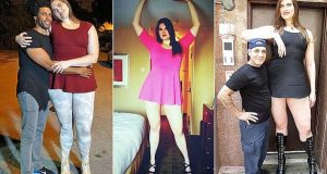 FOTO GALERI/ Gruaja “përbindësh” 2.1 metra e gjatë, e lumtur me veten