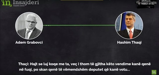 VIDEO/ Përgjimi i telefonatave të Hashim Thaçit: Do të luaj k… me ata