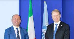 Xhelal Mziu, takim senatorin italian Lucio Malan