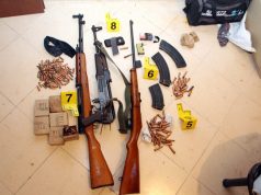 Arrestohet për dhunë ndaj gruas dhe fëmijëve, policia i gjen arsenal armësh në shtëpi