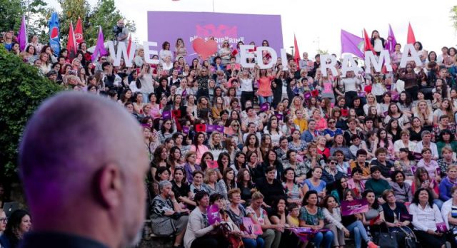 Edi rama, fushate Elbasan