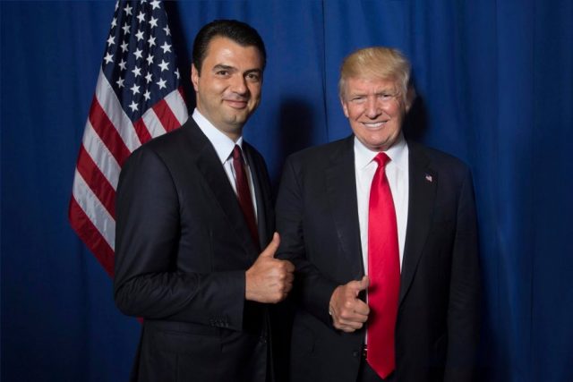 Lulzim BAsha - Donald Trump