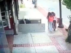 VIDEO/ Shpërqendrohet nga celulari, 67-vjeçarja bie në puset