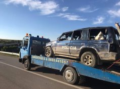 FOTO & EMRI/ Devoll, mjeti Policisë del nga rruga, një i vdekur tre të plagosur