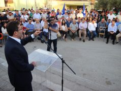 FOTO/ Kavajë, Mediu përkrah Sakjas: Votoni PD, jeni shtylla e një ekonomie të fortë