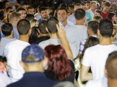 Premtimin më të ri Basha e deklaroi në Laç, mijëra qytetarë qetësohen