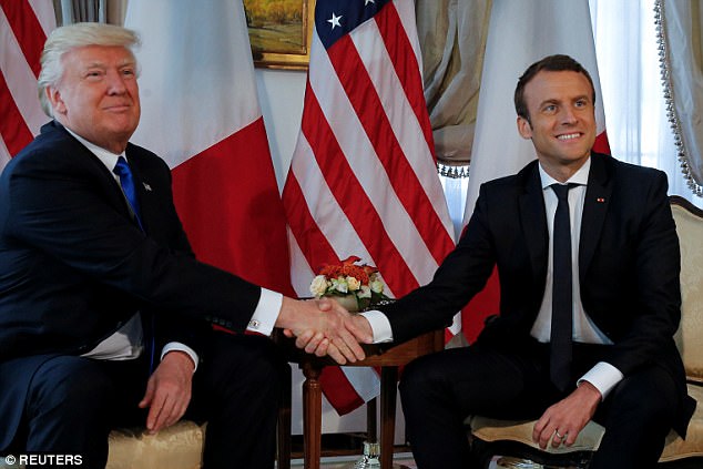 trump macron