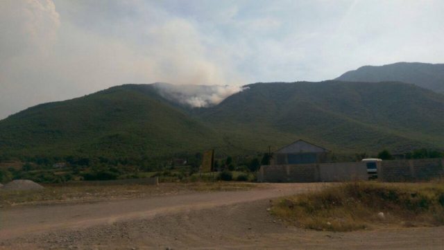 FOTO/ Zjarret nuk ndalen, Bulqiza prej orësh mes flakëve