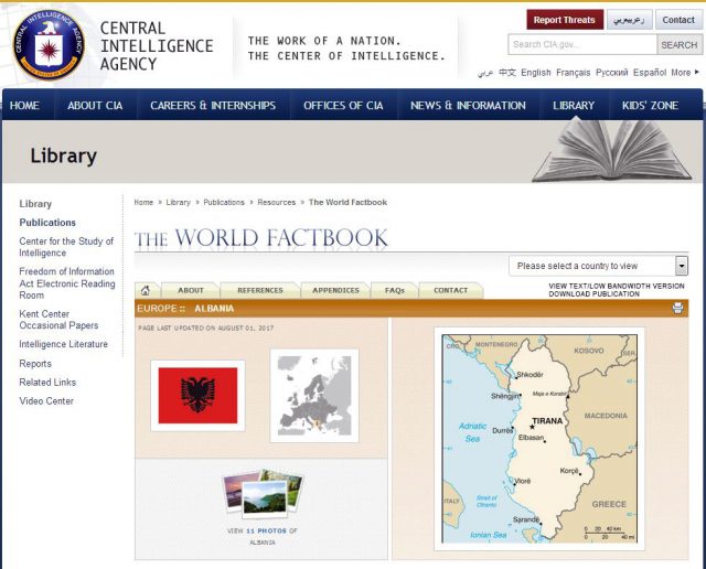 cia albania