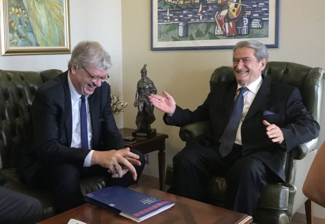 Sali Berisha - Hans-Joachim Falenski