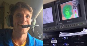 VIDEO/ Piloti i çmendur, fluturon përmes Uraganit Irma