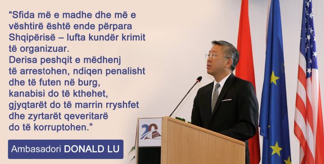 Donald Lu, fjalim