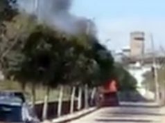 VIDEO/ Tiranë, shpërthen në flakë një makinë pranë ish-uzinës Dinamo