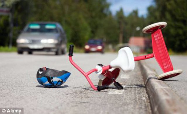 Aksident femije biciklete