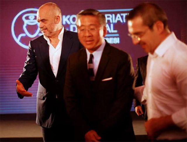 Edi Rama - donald Lu - Saimir Tahiri