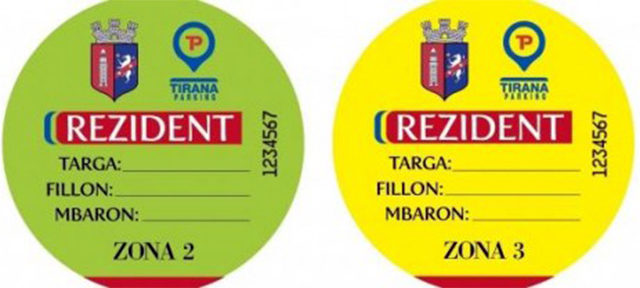 parkimi Tirane zonat1