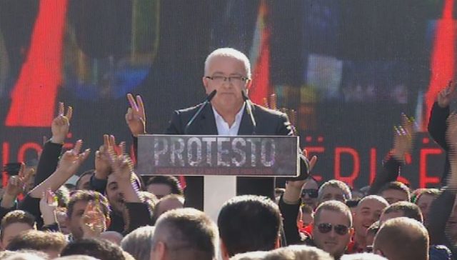 Edmond Spaho, proteste 27 janar 2018
