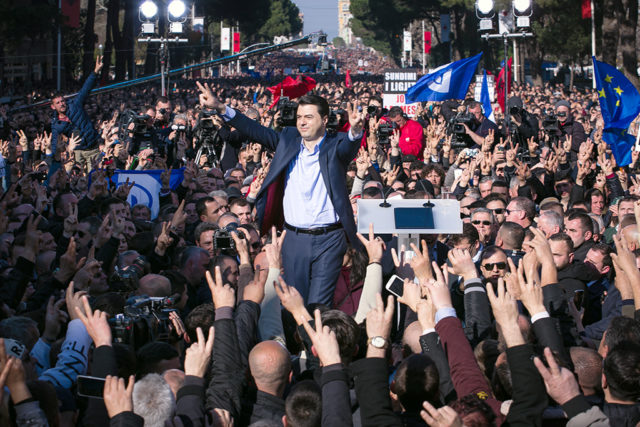 Lulzim Basha1, protesta 27 janar 2018