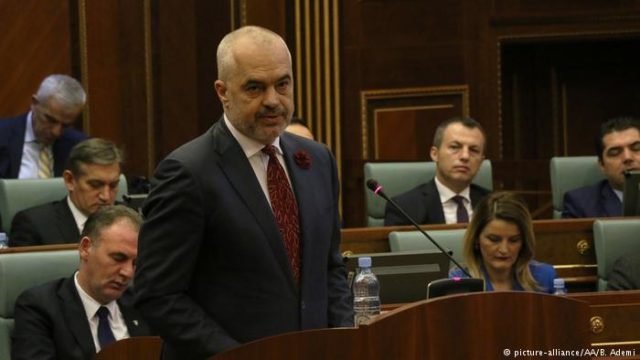 Edi rama, parlamenti Kosoves