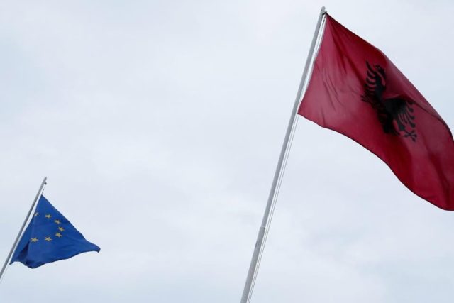 flag albania be ue