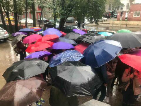 mjeksia studente proteste