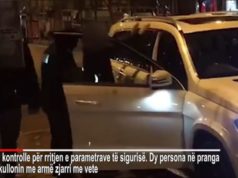 VIDEO & EMRA/ Tiranë, aksion gjatë natës, arrestohen persona të armatosur me psitoleta e kanabis
