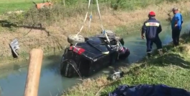 Aksident, makina ne kanal2