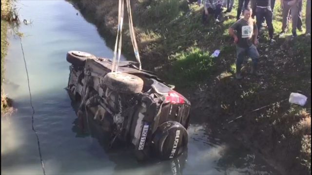 Aksident, makina ne kanal3