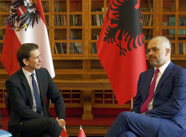 Edi Rama - Sebastian Kurz