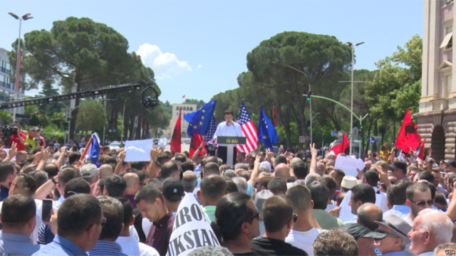 protesta PD 26 maj, lulzim basha