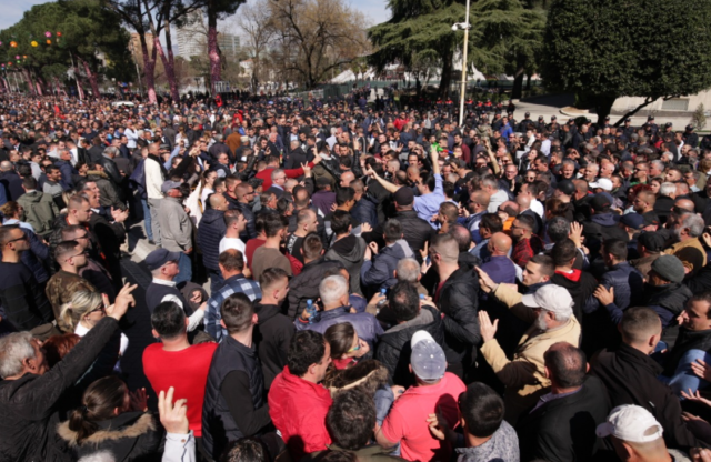 protesta 16 mars opozita