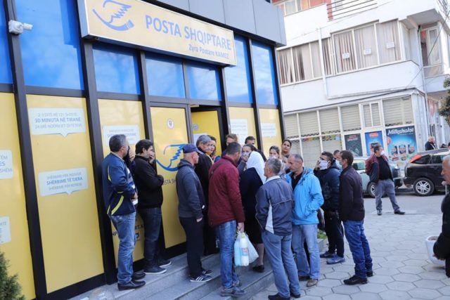 rradhe posta shqiptare koronavirus