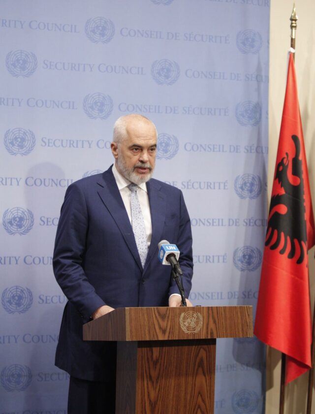 Rama drejton mbledhjen e parë tëPresidencës shqiptare të Këshillit të Sigurimit të OKB-së