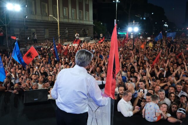 Berisha protest 7 korrik