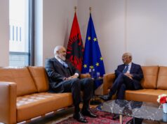 Rama në Bruksel, takon zv Presidentin e Këshillit Evropian, Costa dhe Përfaqësuesen e Lartë për Politikën e jashtme, Kallas
